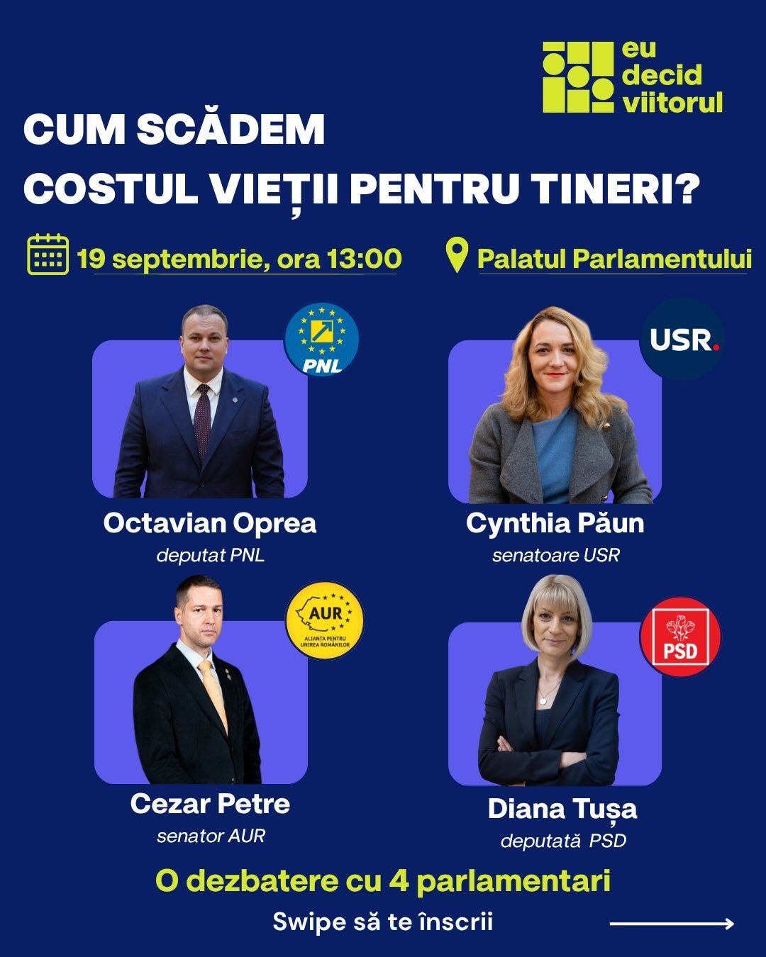 Cum scădem costul vieții pentru tineri?