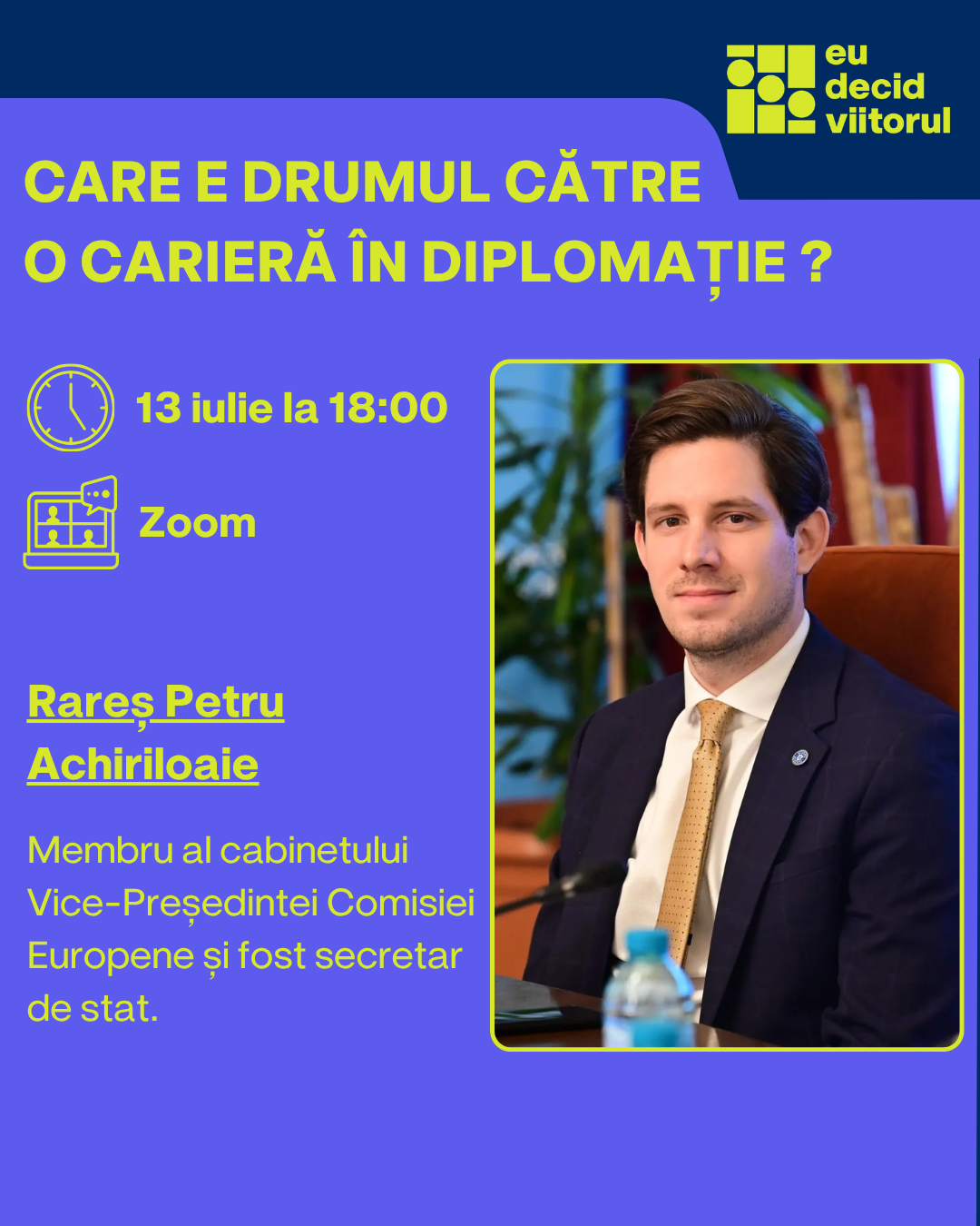 Care e drumul către o carieră în diplomație?