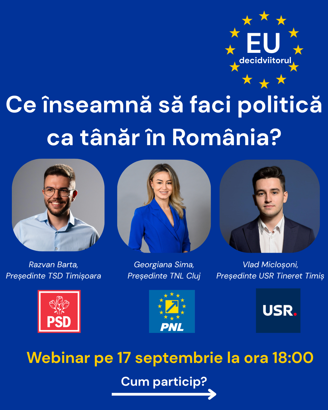 Ce înseamnă să faci politică ca tânăr în România?